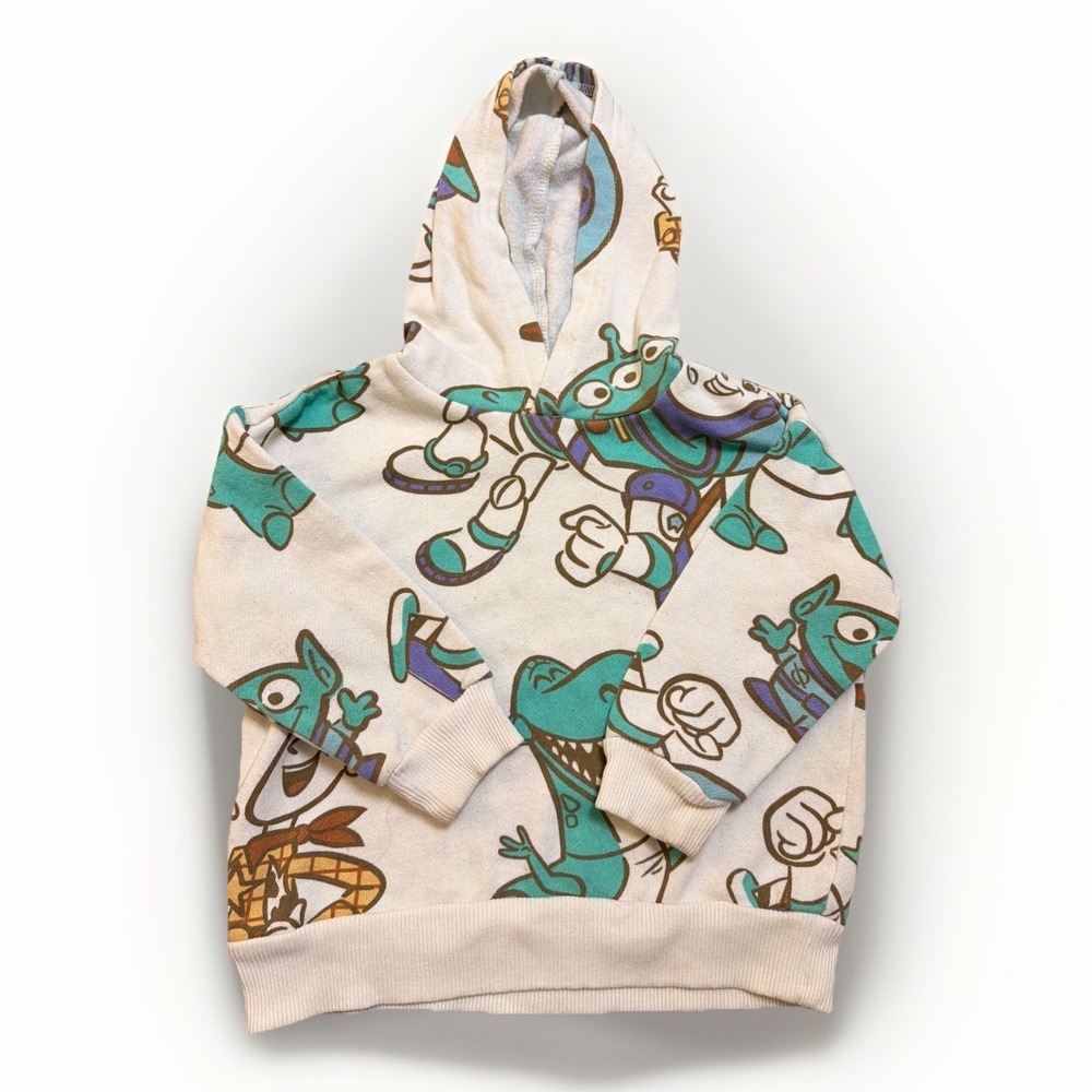 Disney Pixar Toy Story Toddler 3T Sweatshirt Hoodie Rex Aliens Woody Buzz